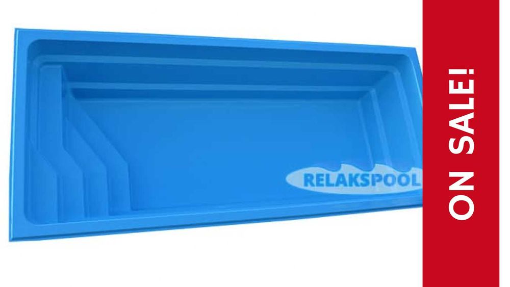 Basen poliestrowy 7,10x3,10x1,50m szybka dostawa PROMOCJA