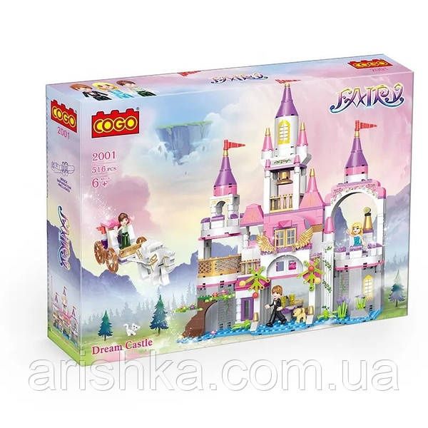 Конструктор Cogo Fairy Волшебный замок 2001, Girls, 516 деталей
Игрушк