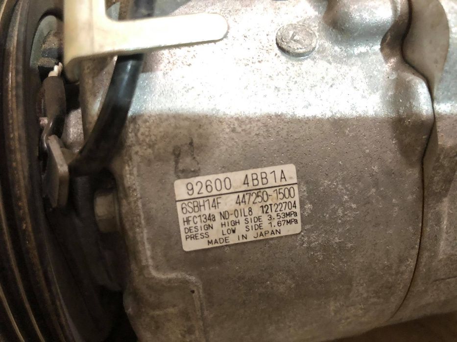 Nissan Rogue Ниссан Рог T32 QR25DE компрессор кондиционера