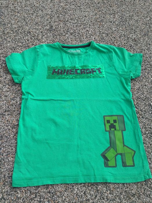 T-shirt podkoszulek 134 Monecraft Mojang Primark koszulka cliper