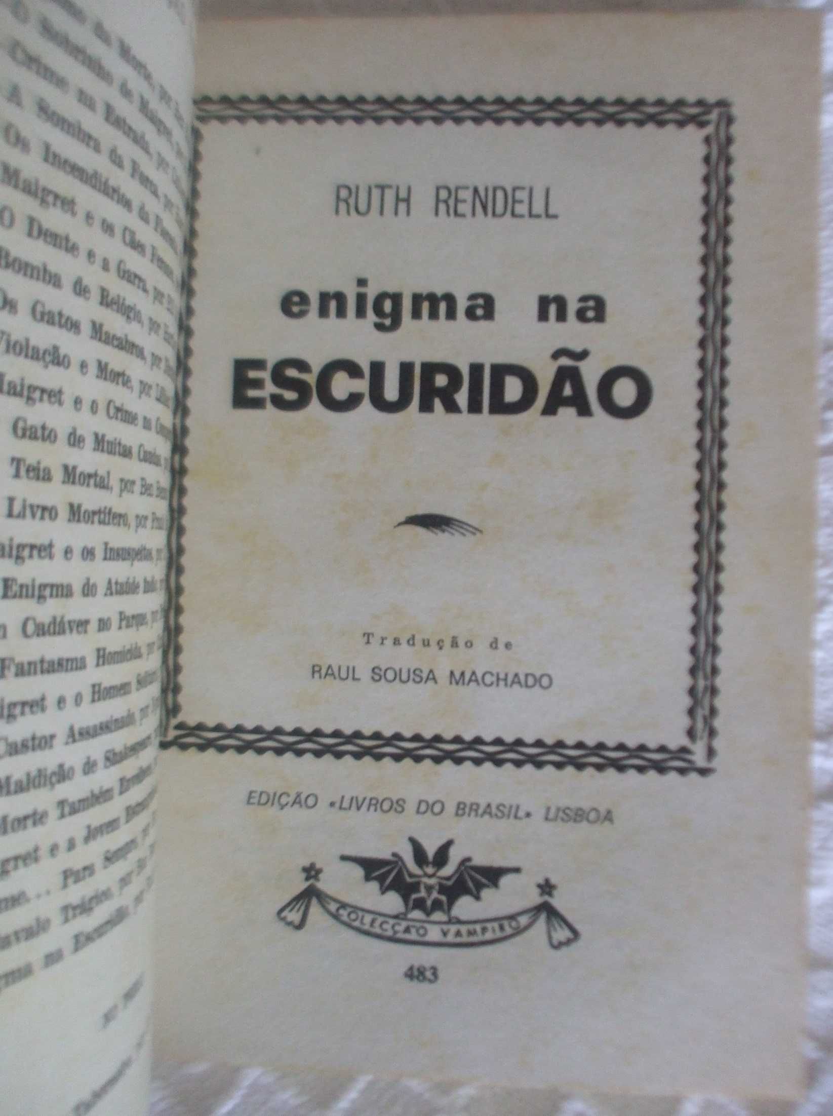 Enigma na escuridão, Ruth Rendell