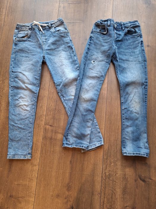 Spodnie dżinsowe chlopiece rozm. 128/134