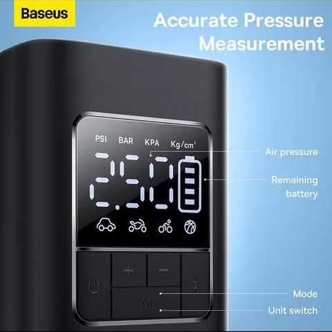Автомобільний насос компресор Baseus SuperMini Pro Series