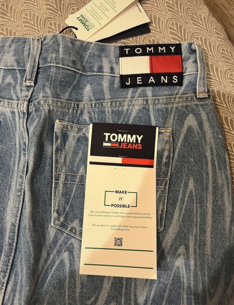 spodnica mini jeansowa tommy jeans