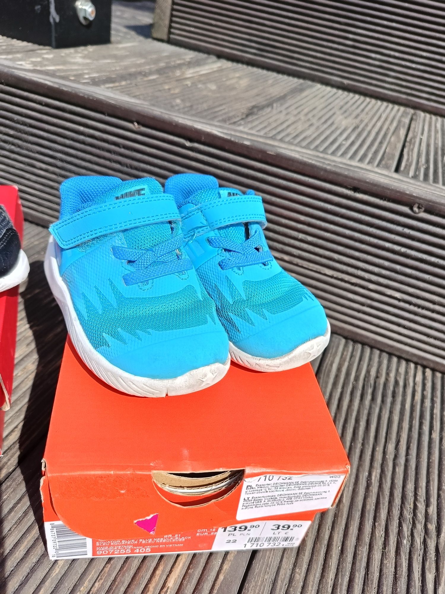 Adidasy chłopięce 2 PARY! Nike Air max i Star runner r.22