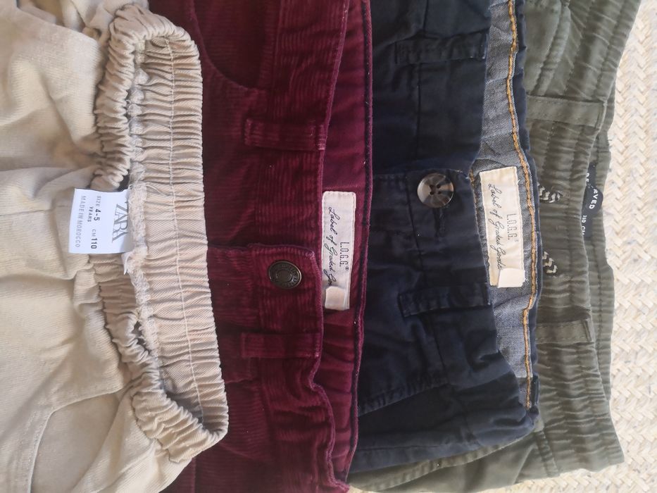 Spodnie 4x, Zara, Reserved, H&M