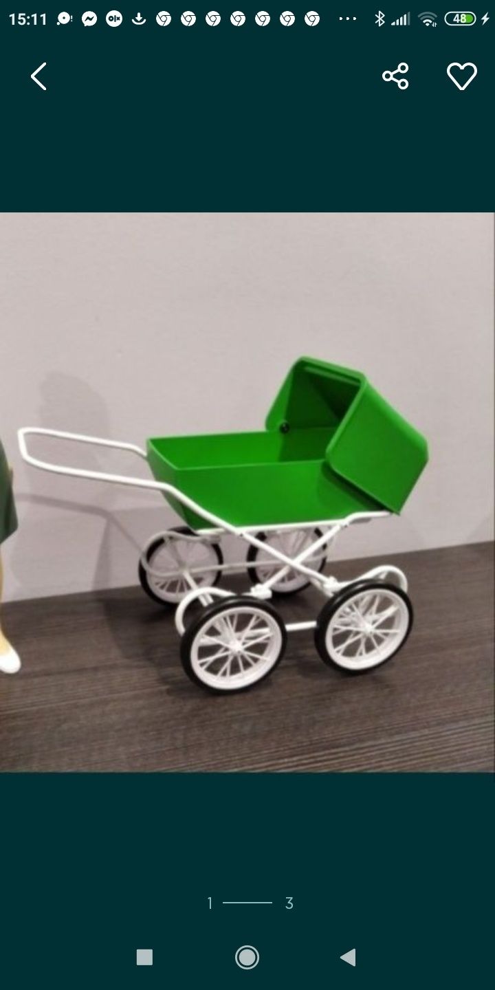 Model wózka dziecięcego skala 1: 8 wózek do samodzielnego złożenia