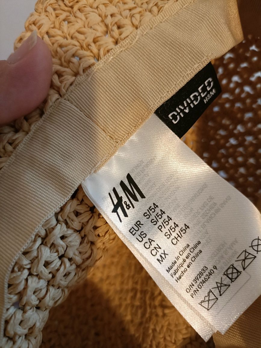 Kapelusz h&m z kokardą