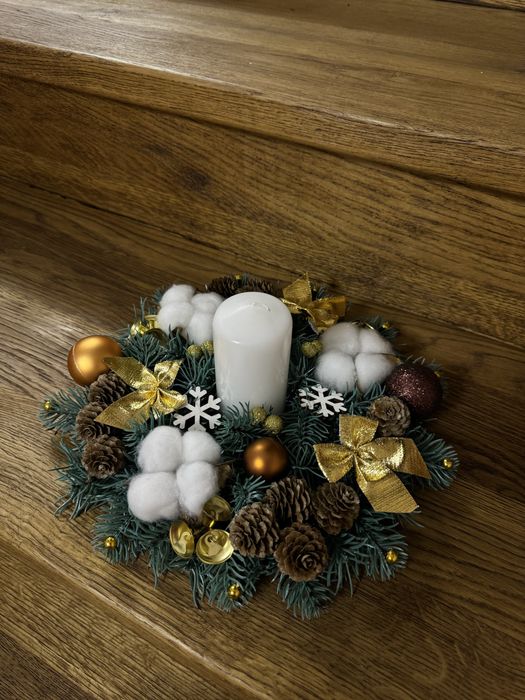 Новорічний підсвічник.