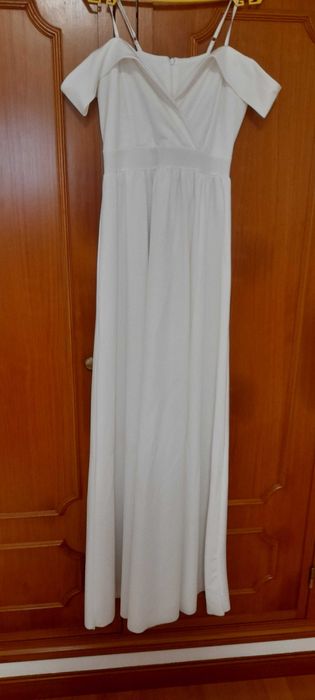 Vestido comprido branco