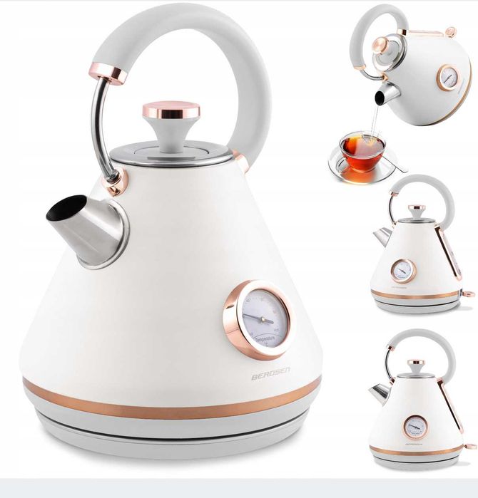 Czajnik elektryczny Berdsen 2200W 1,7L ELEGANCKI FILTR ERGONO