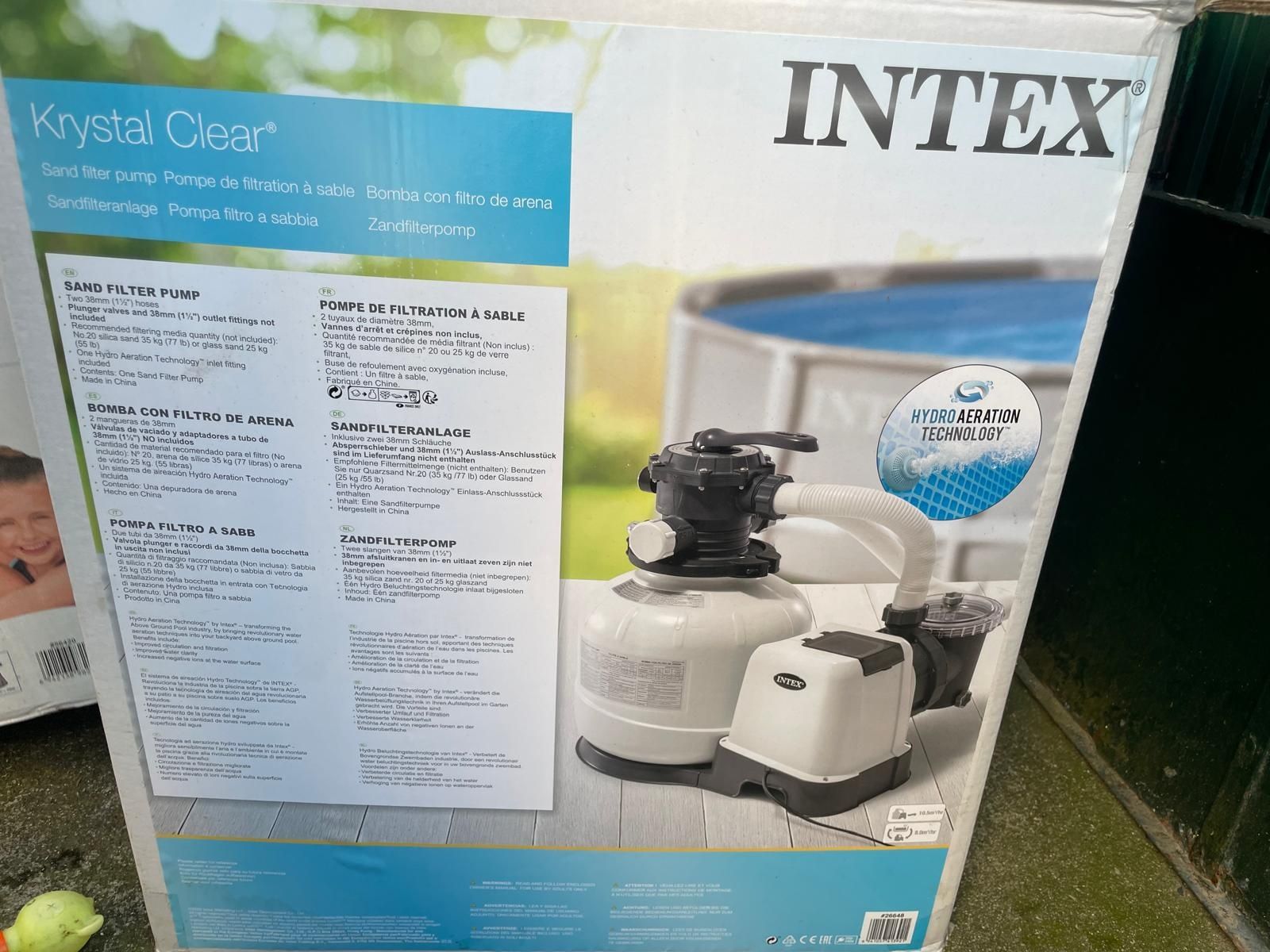 Bomba de areia intex