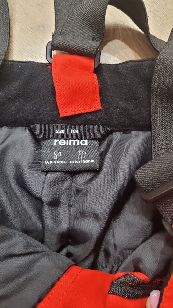 Spodnie zimowe reima rozmiar 104