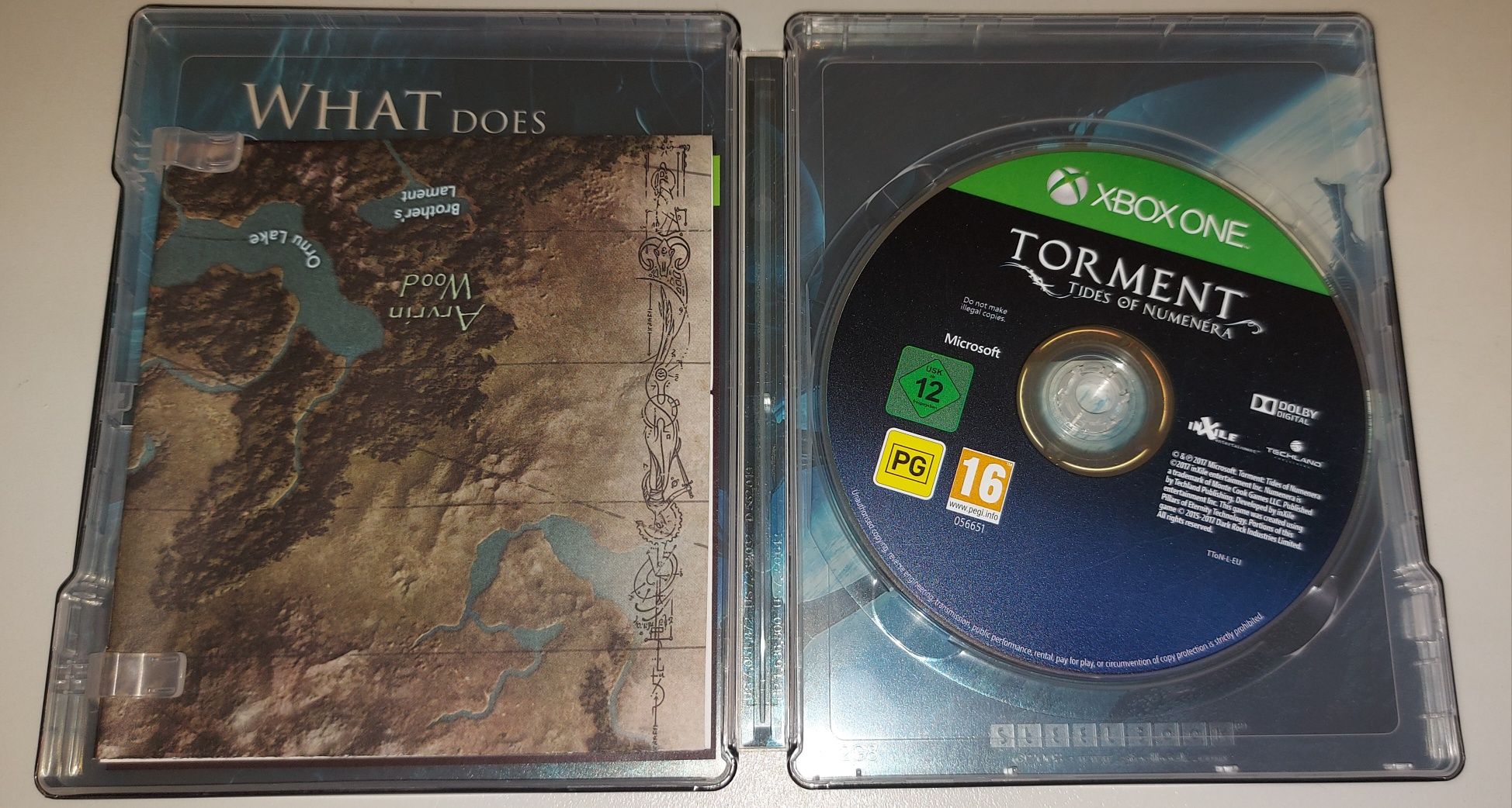Torment Tides of Numenera Gra+ Steelbook Box PL Mapa cd z OST Xbox One