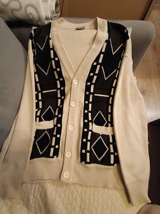 Sweter męski ciepły wełniany