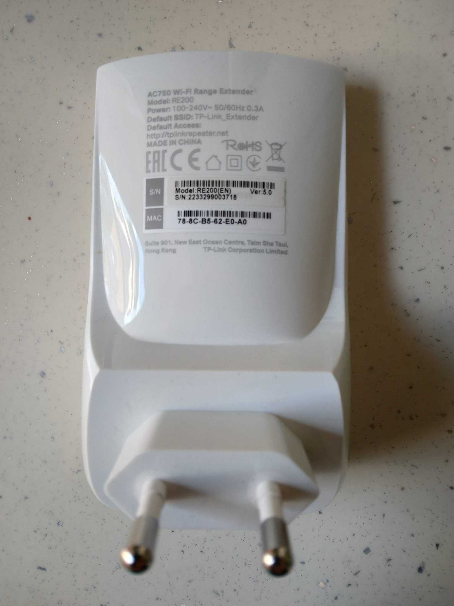 TP-Link Repetidor RE200 Extensor de Cobertura WiFi