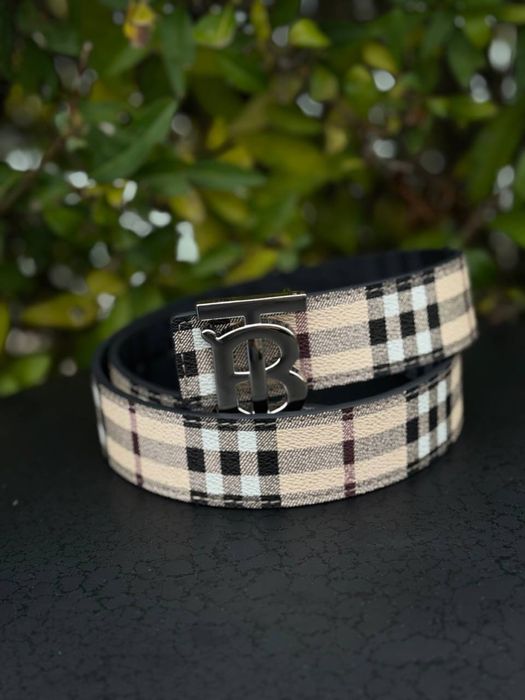 Шкіряний ремінь Burberry
