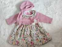 Vestido 3/6 meses -bom estado