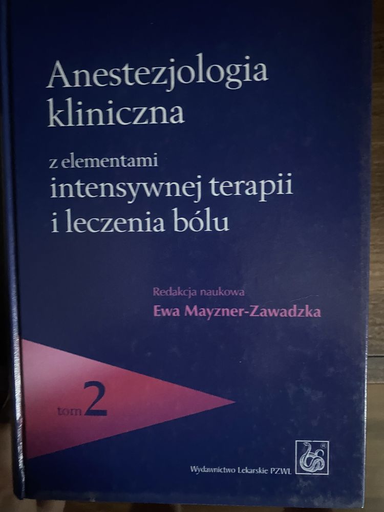 Anestezjologia kliniczna z elementami intensywnej terapii