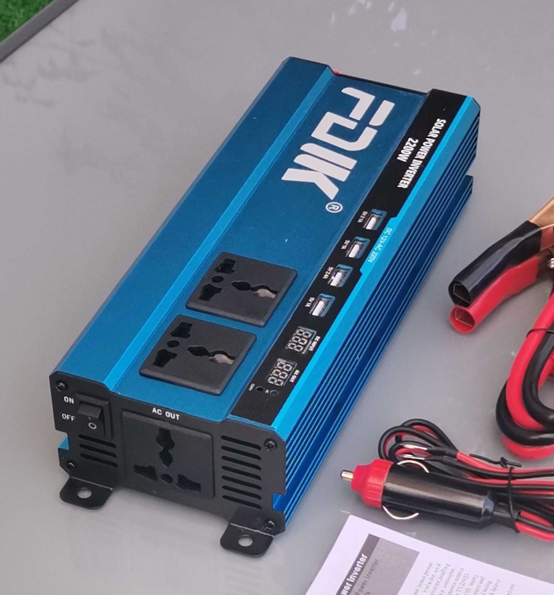 Inversor 12v para 220v Novo 2200w FDIK