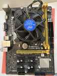 Материнская плата BIOSTAR H11OM-BTC + CPU G3930 на 6 карт GPU