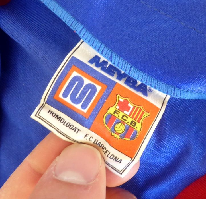 Camisola de jogo FC Barcelona match worn Meyba anos 80