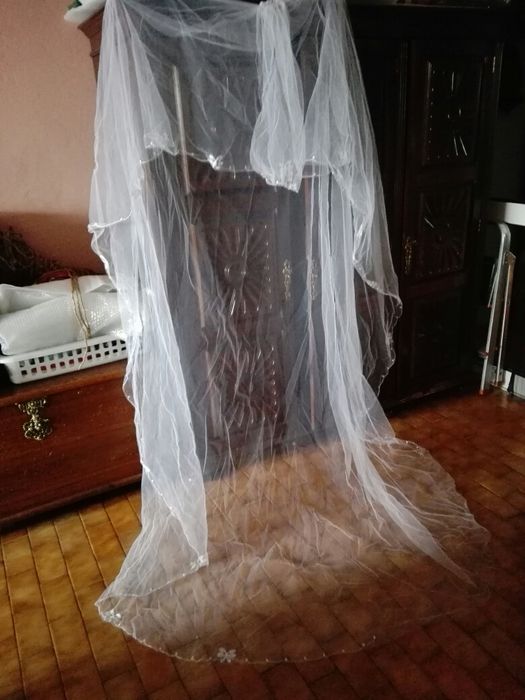 Véu Branco (3 metros)portes pagos