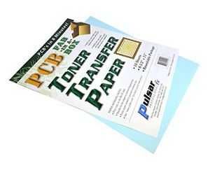 Press-n-Peel Blue Transfer Film p/ PCBs 10un