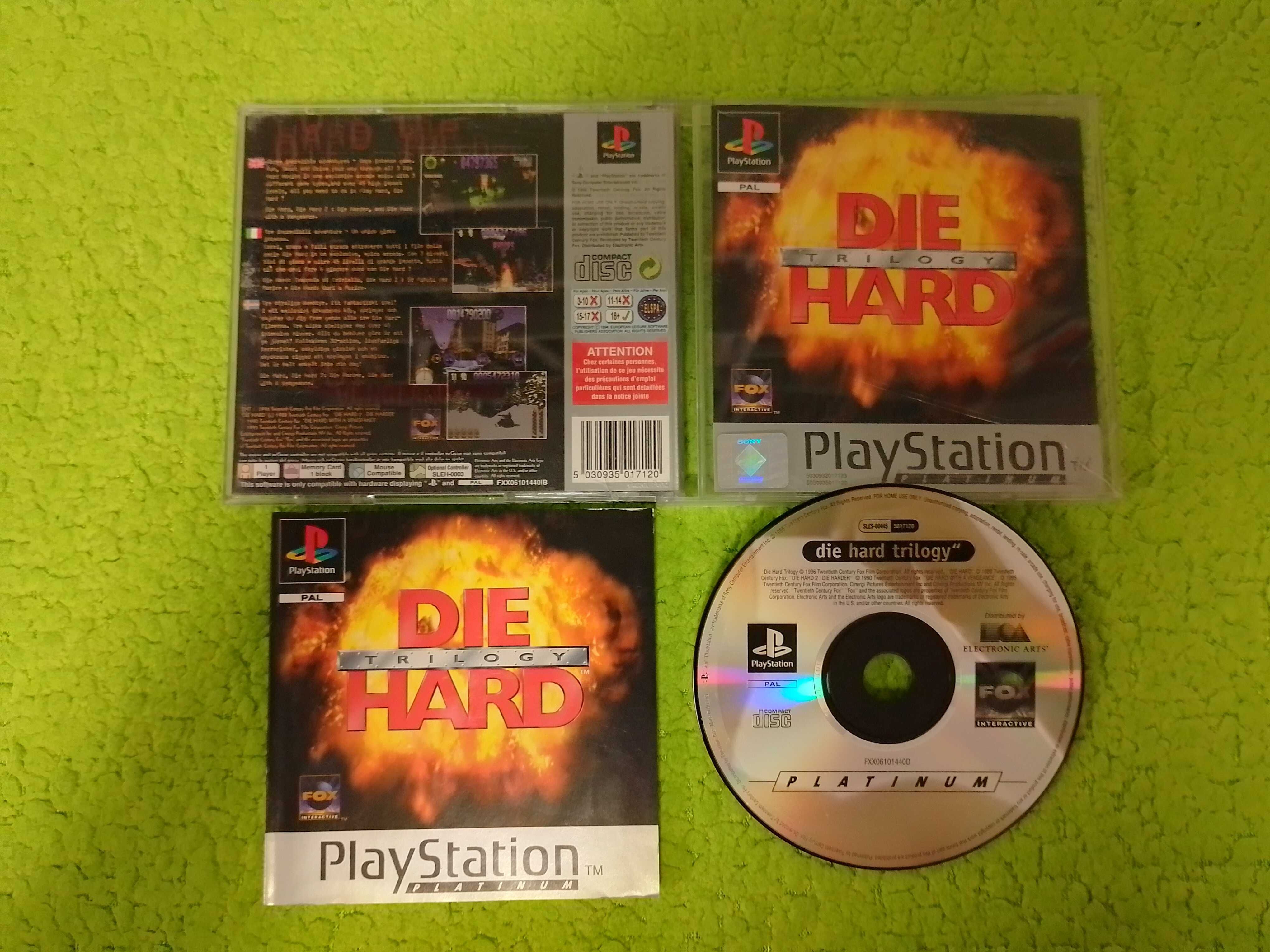 Die Hard Trilogy PS1 komplet