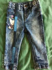 Spodenki niemowlęce dziewczynka jeans r. 80 (15)