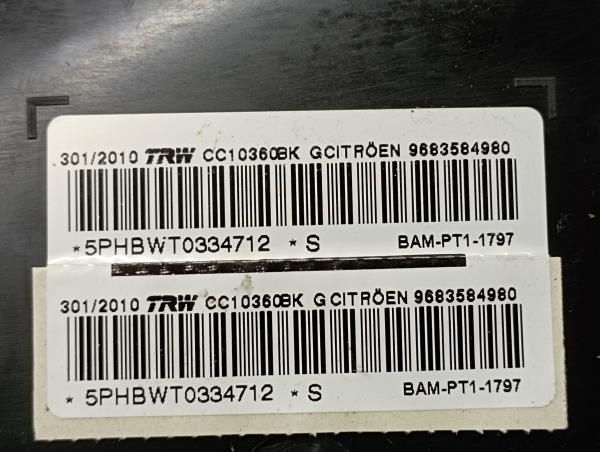 Airbag banco direito CITROËN DS3