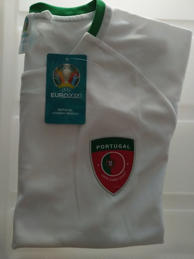 Tshirt Camisola Futebol Oficial Portugal Euro 2020