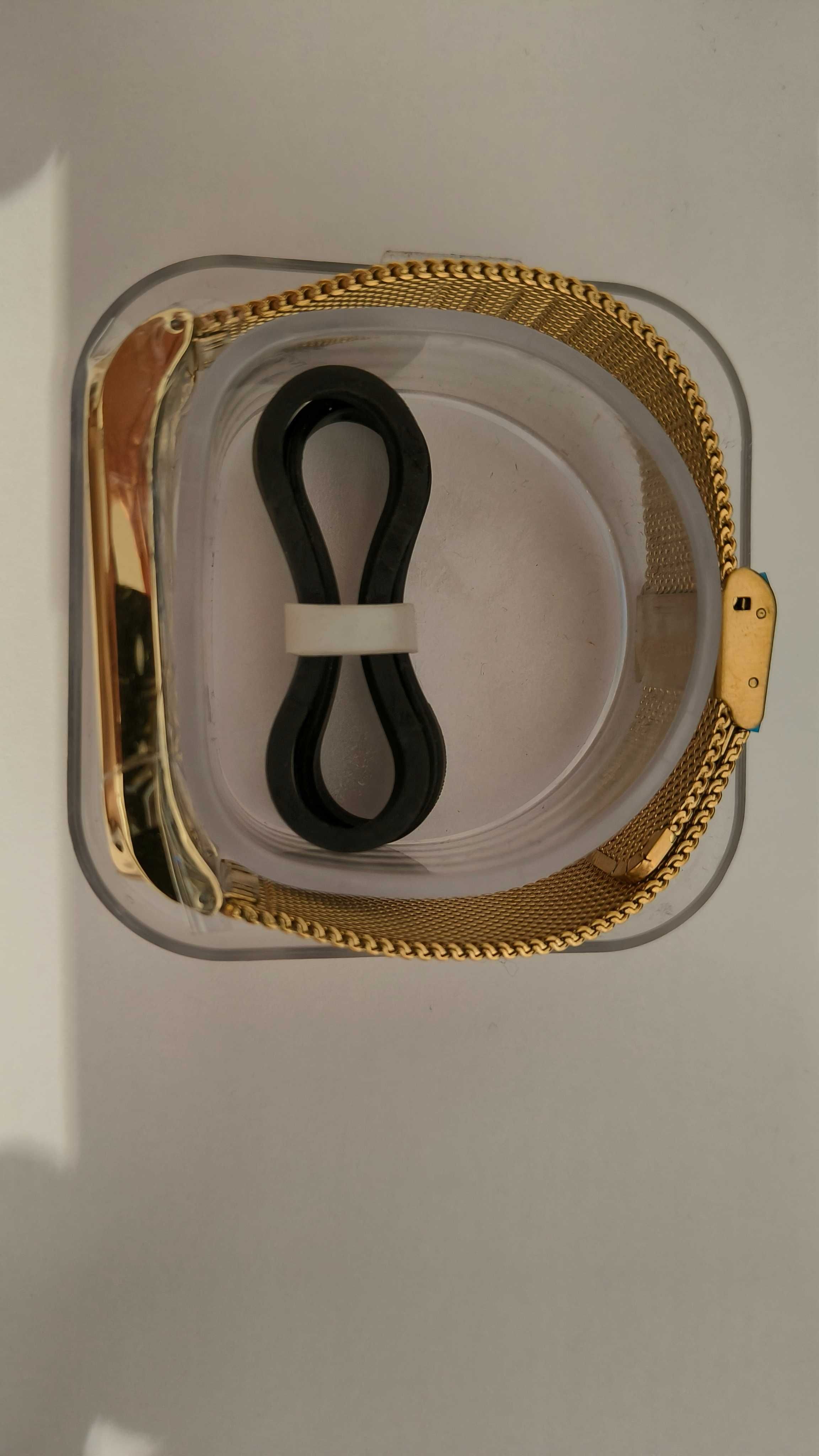 Złota opaska Milanesband do XIAOMI MI SMART BAND 5/6/6 NFC