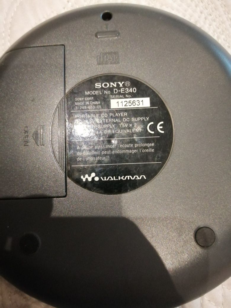 Walkman Sony cinza