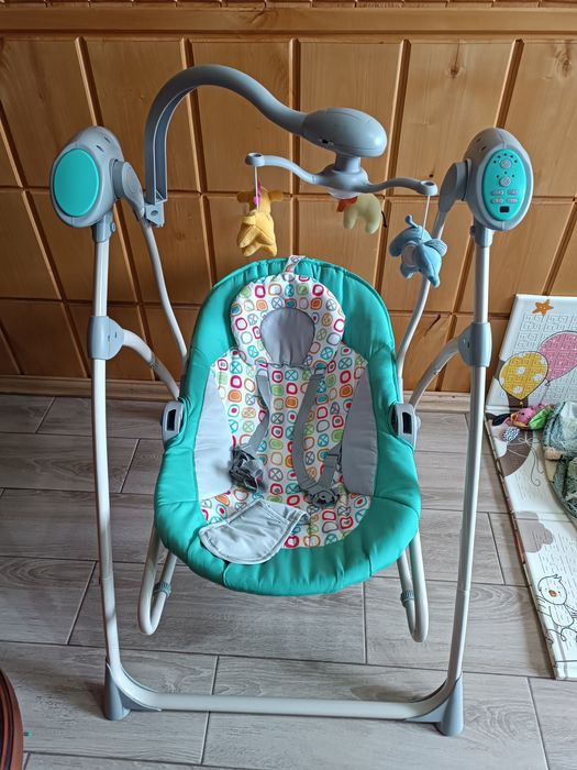 Шезлонг-гойдалка 3в1 CARRELLO Nanny