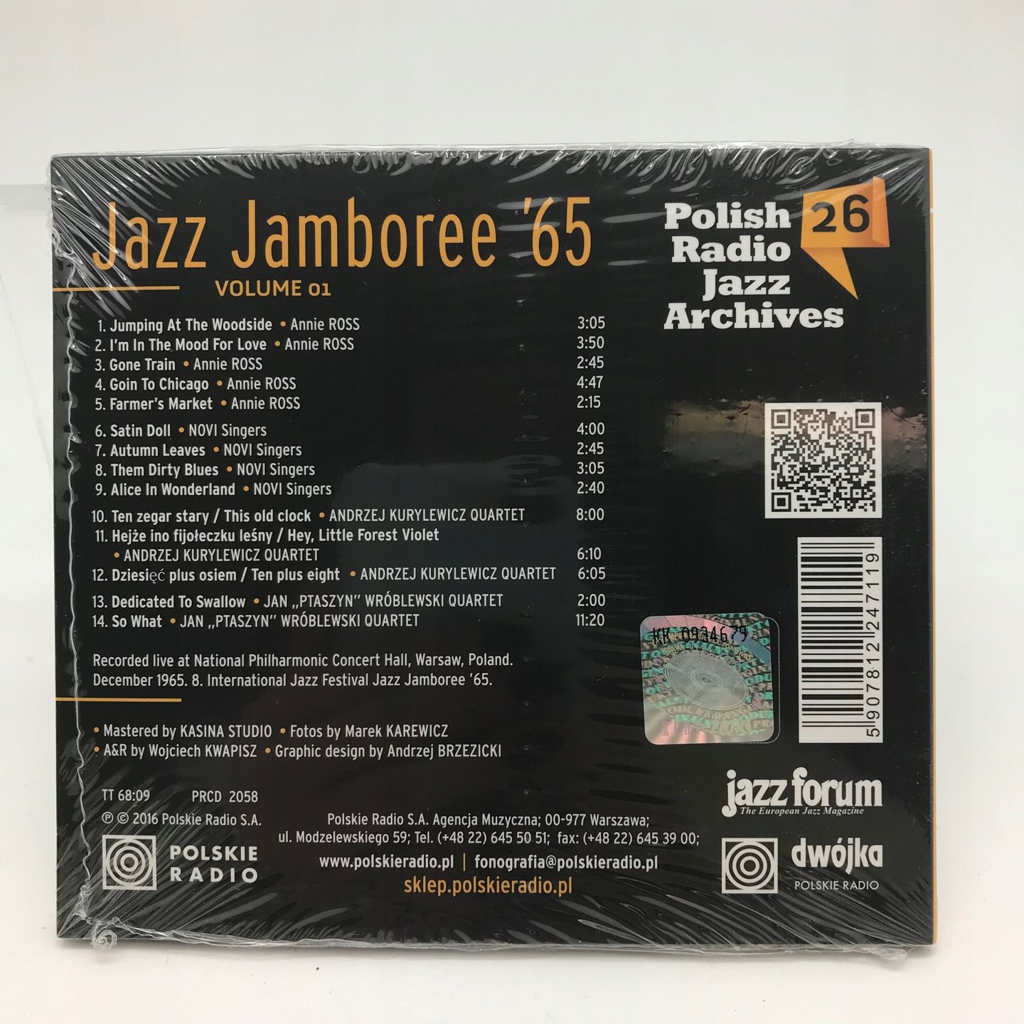 cd - various - jazz jamboree '65 polish radio...