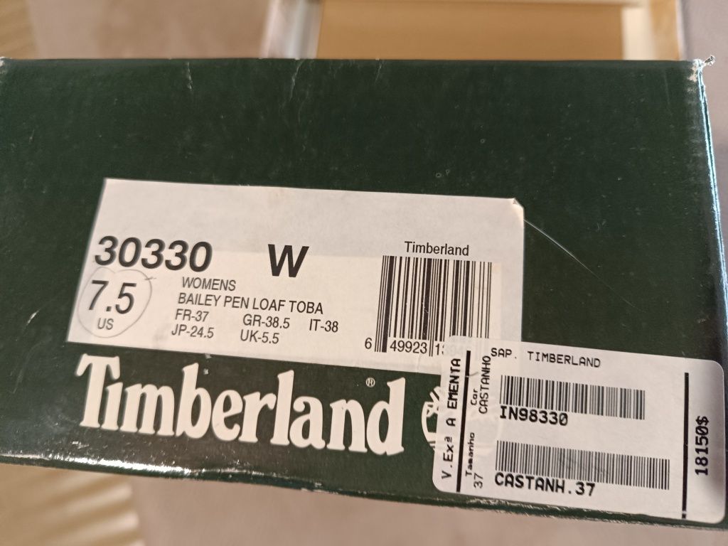 Vendo sapato d senhora n 37 Timberland