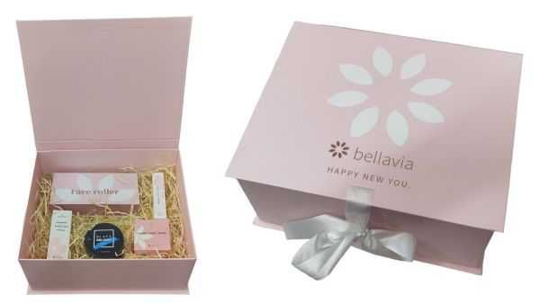 BELLAVIA zestaw kosmetyków damskich serum+roller+krem+węgiel+kula