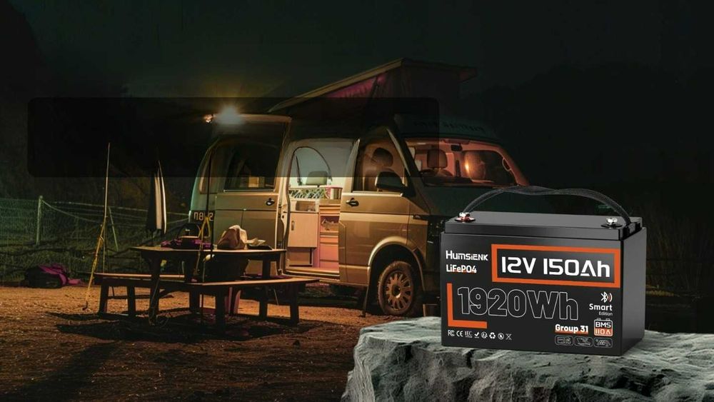 Акумулятор LiFePo4 Humsienk 12V 150Ah. Літій-залізо-фосфатний 1920Wh