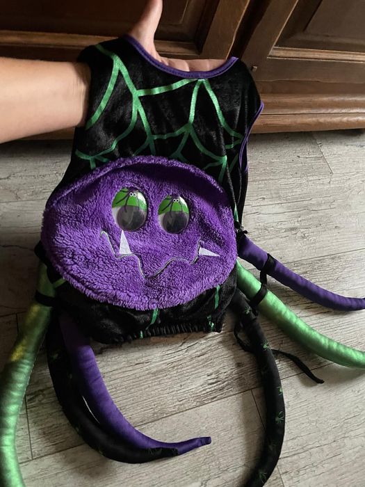Super strój karnawałowy Halloween pająk roz 104 - 110 cm