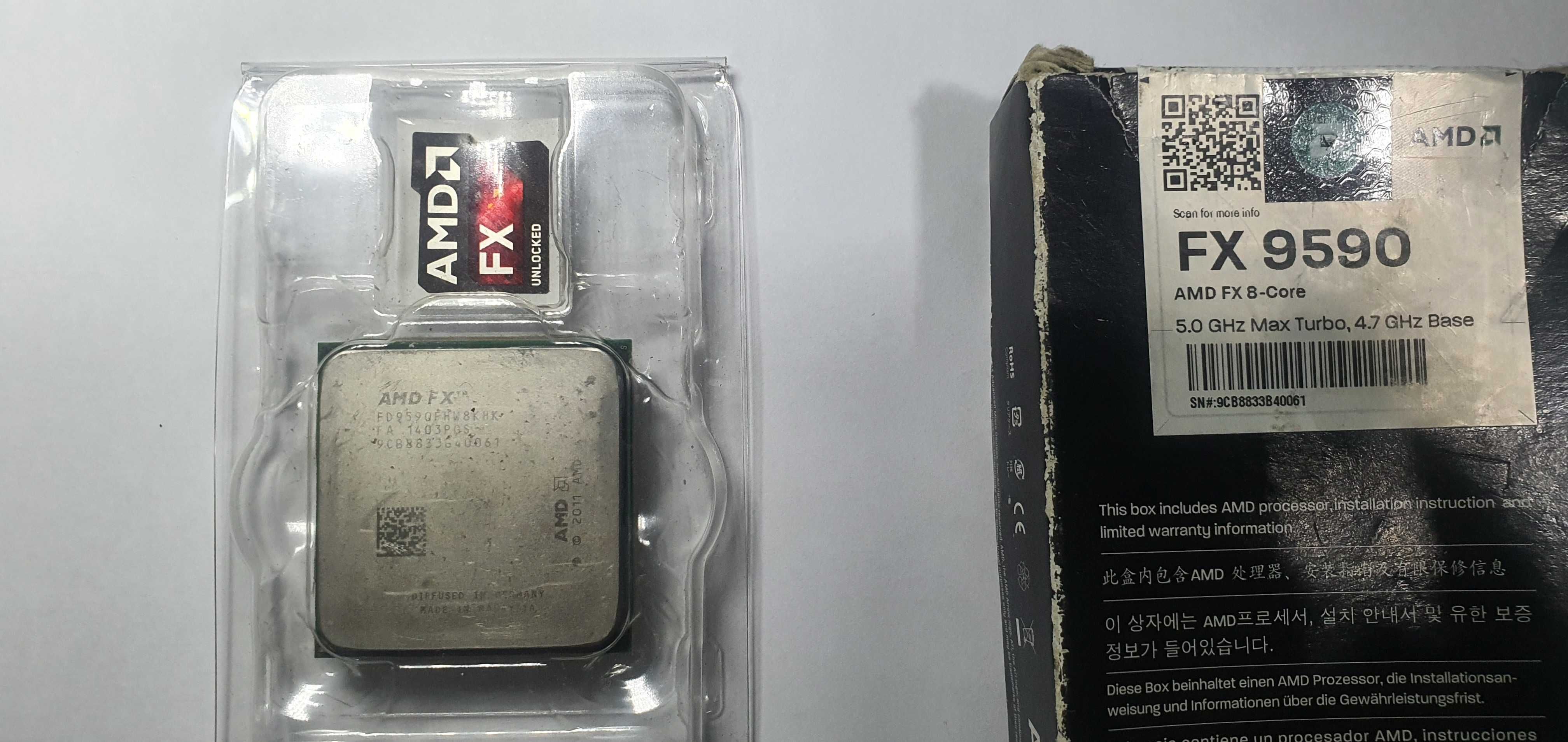 Processador AMD FX-9590 4.7Ghz   5.0Ghz Max Turbo na Caixa