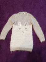 Tunika sweterkowa dla dziewczynki