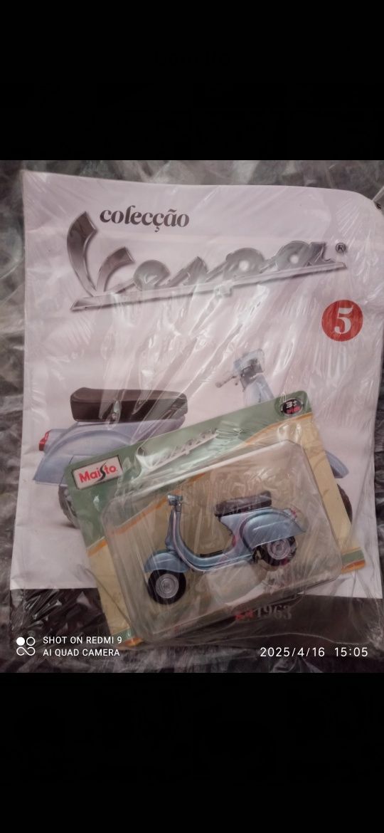 Miniaturas Motas Vespas Coléção (Ler anuncio)