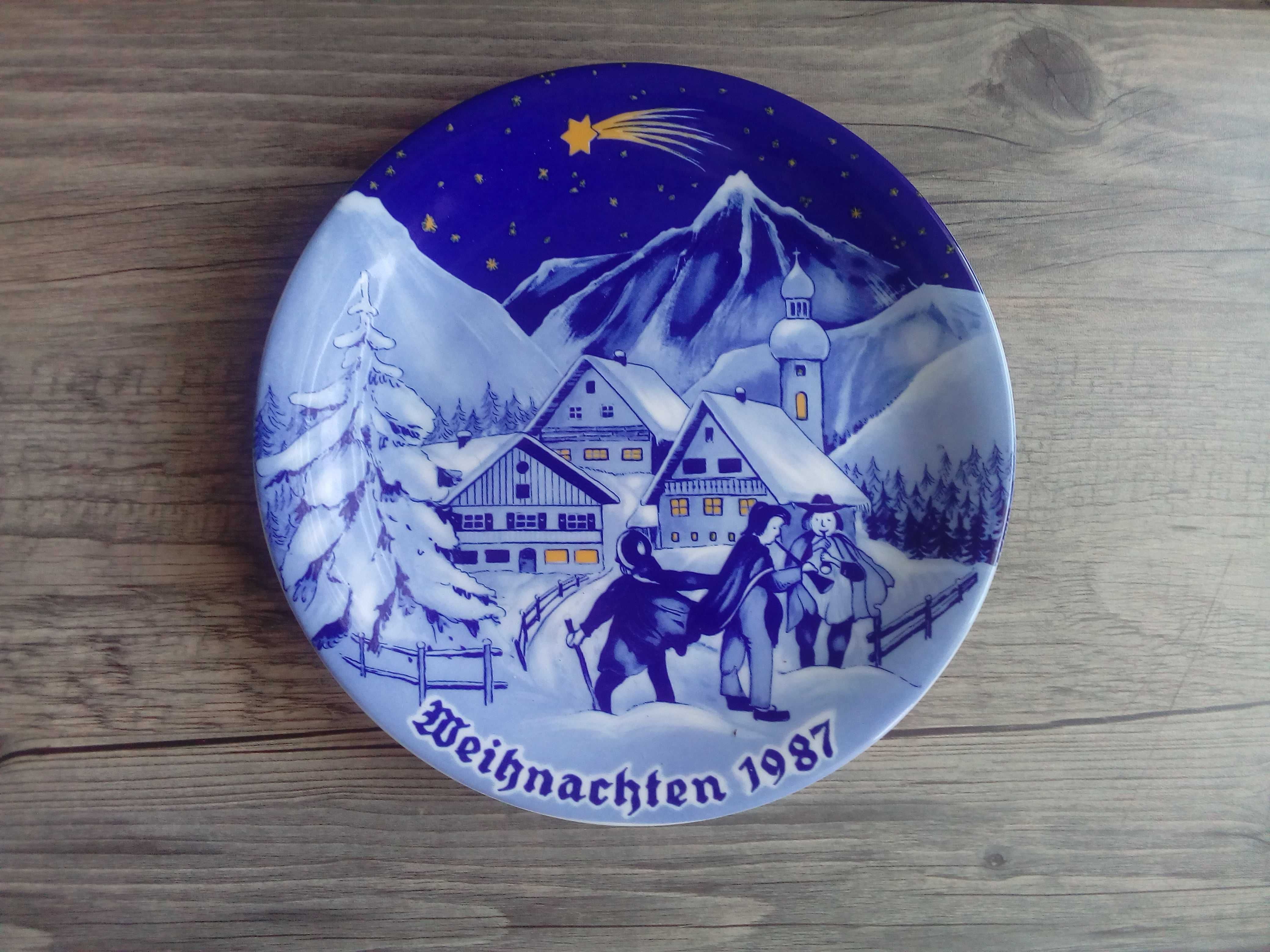 talerz feltmann weiden bavaria w. germany weihnachten 1987 25zł z69zł