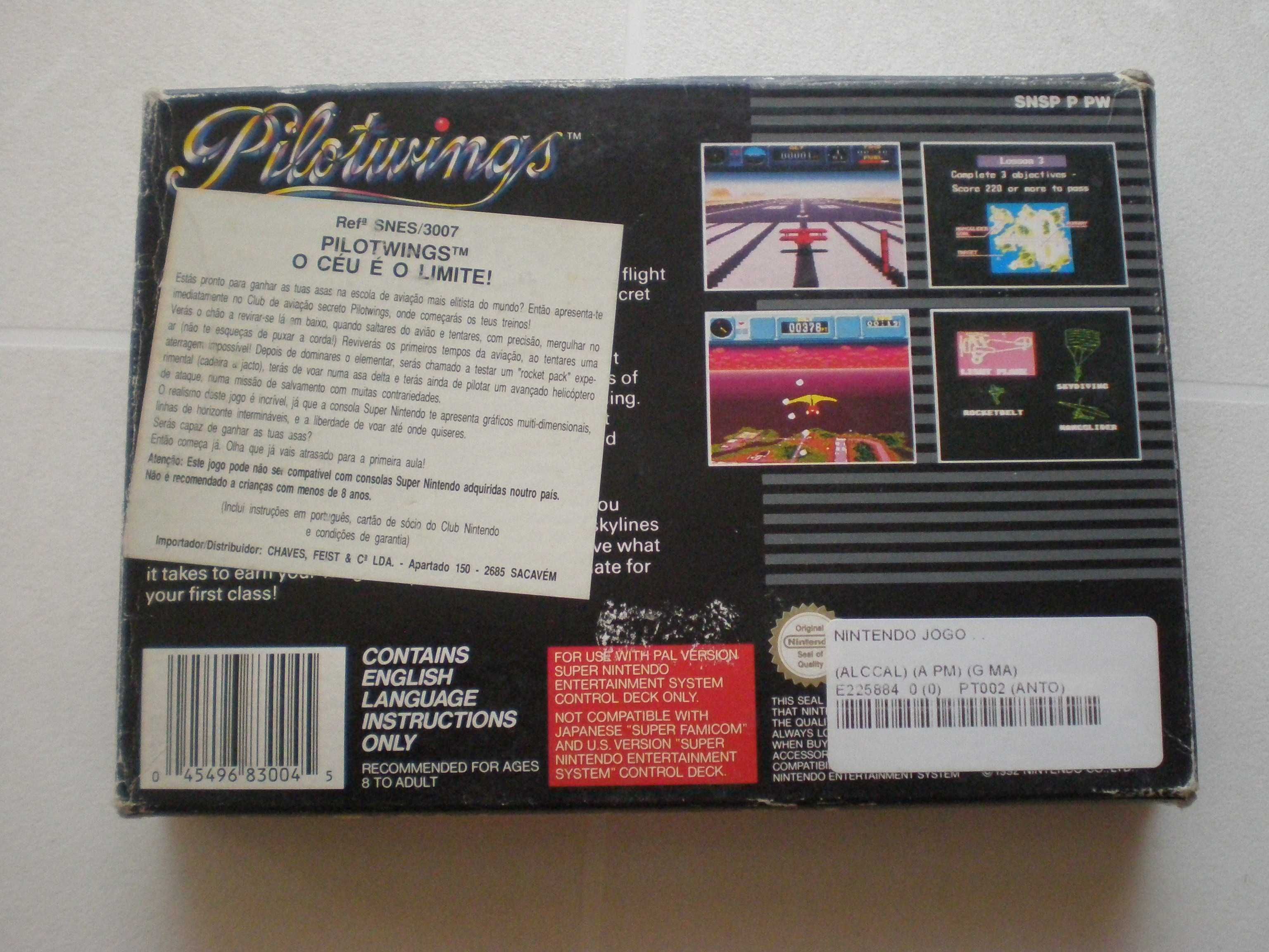 Super Nintendo Pilotwings - com caixa