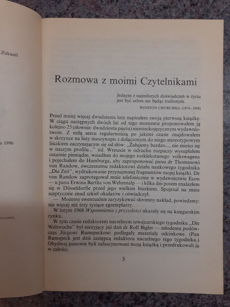 Erich vin Däniken - Czy się myliłem? BDB STAN/spis treści