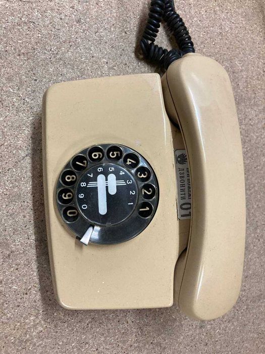 Ретро домашній телефон дисковий СРСР – робочий стан