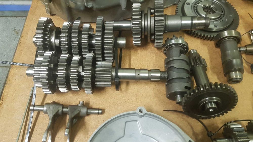 yamaha raptor 350 kartery kosz zebatka glowica magneto dekiel wal