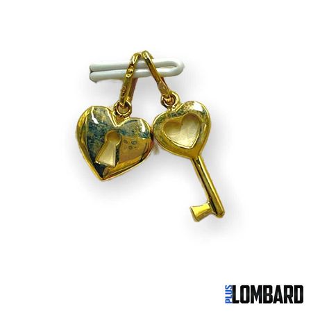 Nieużywana złota zawieszka dla pary pr.333 - PLUS Lombard