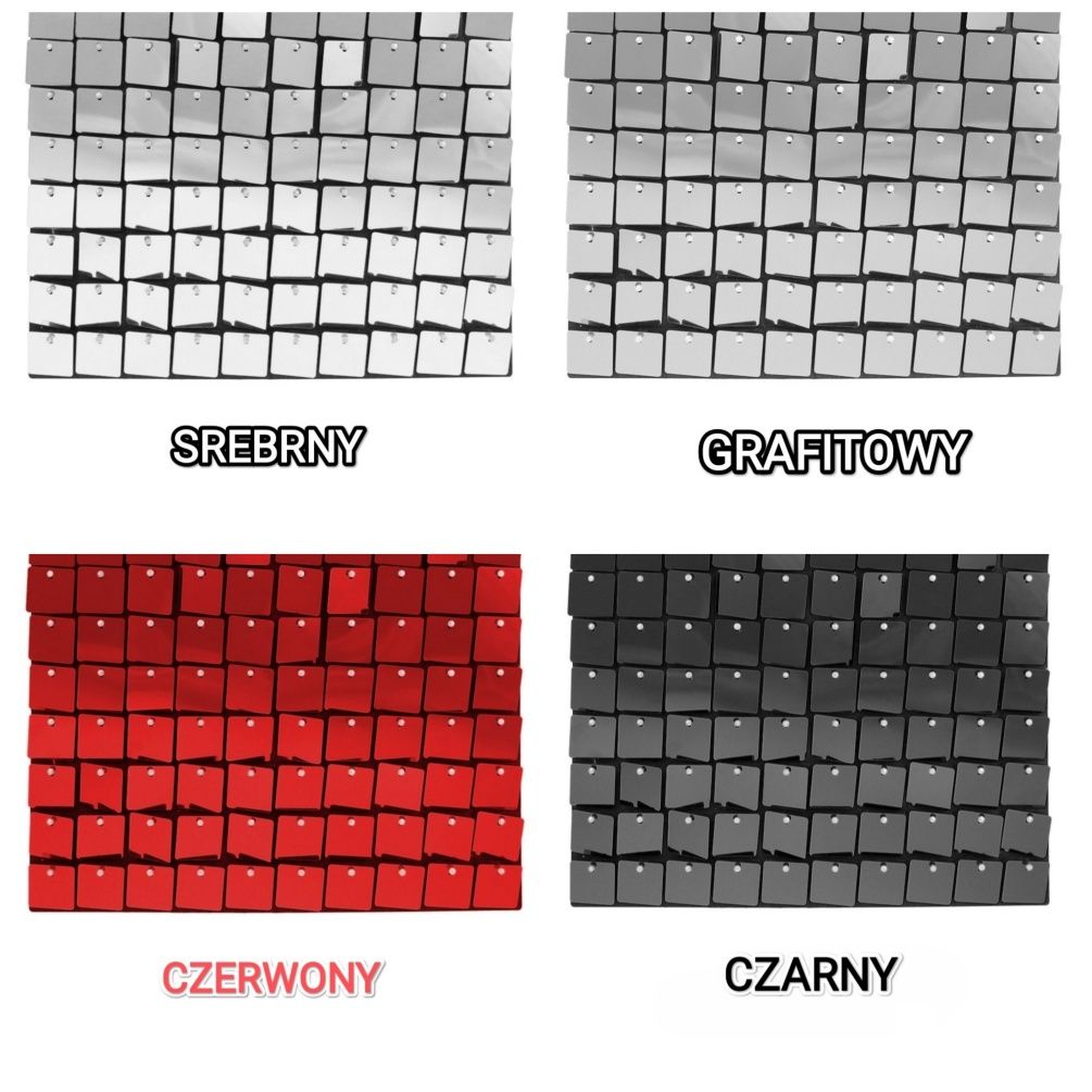 Sprzedam panele cekinowe nowość 3D, srebrne, czarne, złote, różowe itp